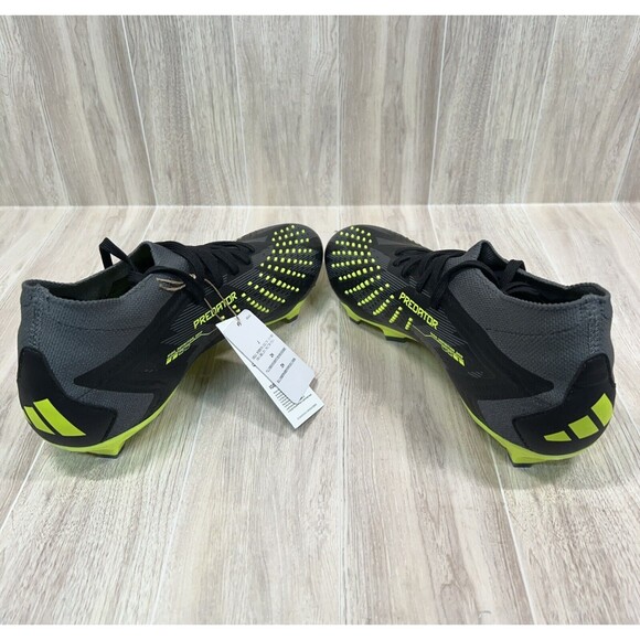 adidas PREDATOR ACCURACY.2 FIRM GROUND SOCCER CLEAT Black/Yellow IG0781 Mens 9.5 main image 6